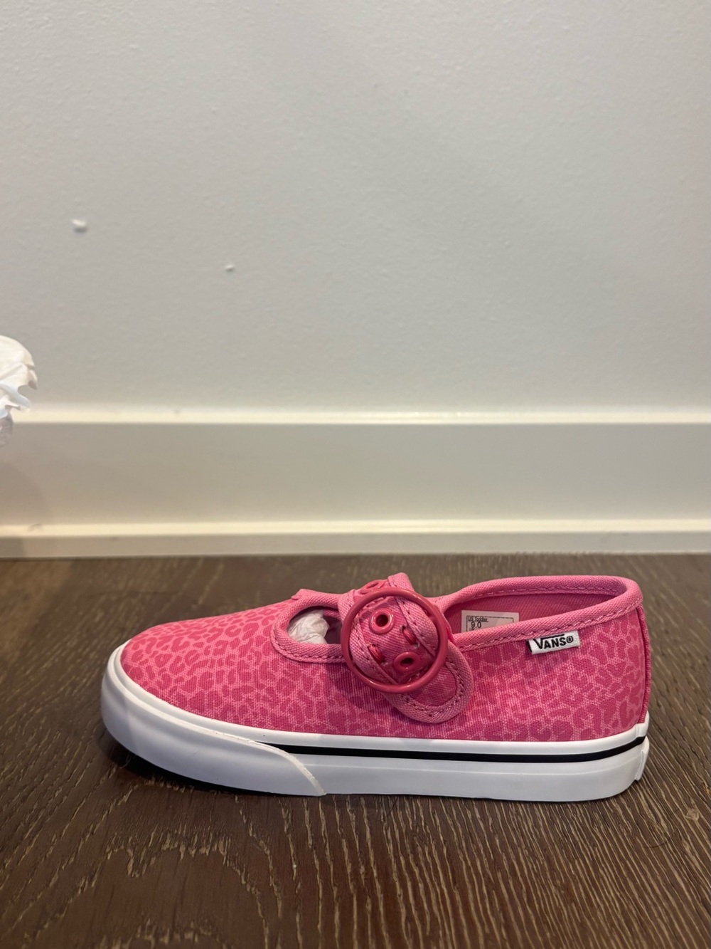 Vans Kids Leopard Wild Orchid Mary Jane sneakers